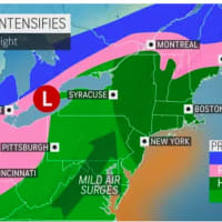 <p>The cross-country storm system is now expected to arrive in this region on Thursday afternoon, Jan. 12, and intensify Thursday night.</p>