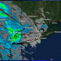 <p>A radar image from about 7 a.m. Thursday, Jan. 12 showing the system with mixed precipitation moving from west to east.</p>