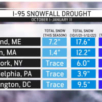 <p>So far this winter, most major cities in the Northeast have barely seen any accumulation at all.</p>
