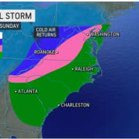 <p>A more significant storm system headed from west to east is now projected to affect states in the mid-Atlantic Saturday into Sunday, Feb. 12, bringing a mix of snow, sleet, and rain.</p>