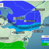 <p>The first round of possible snowfall will be Saturday, Feb. 25 during the day and into the night.</p>