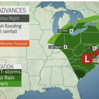 <p>The first storm system is on track for Friday night, April 28 into Saturday, April 29.</p>