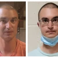 <p>Joshua Black (left) after his latest arrest and after his 2022 arrest by UMD police.</p>