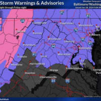 <p>Winter storm warnings and advisories in the region.</p>