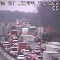 Stretch Of I-95 Approaching Harford County Shut Down For Tractor-Trailer Crash (DEVELOPING)