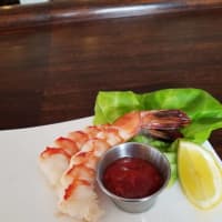 <p>The enormous shrimp at The Seafood Grill in Armonk.</p>