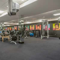 <p>It features a personal gym.</p>