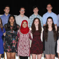 <p>These Spanish students joined the ranks of the World Language Honor Society at Pleasantville High School.</p>