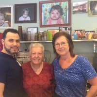 <p>Head cook Israel Media, owner Jeannie Nicolakis, and Laurie Murdoch behind the counter at Sparky&#x27;s Diner in Garnerville.</p>