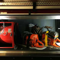 <p>Stamford&#x27;s new Engine 9, with all sorts of equipment tucked into its many compartments, is now ready for service.</p>