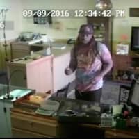<p>Norwalk Police say a man wanted in connection with Sept. 9 armed robbery of a pawn shop was arrested in North Carolina on Thursday morning. Police say Donald Outlaw is man pictured in the store video at the time of the robbery.</p>