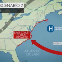 <p>On the other hand, meteorologists said Florence &quot;may evolve into a serious direct threat&quot; and make landfall somewhere between southern New England the Carolinas next Wednesday or Thursday.</p>