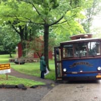 <p>Daughters of Liberty&#x27;s Legacy&#x27;s first trolley tour was given in June.</p>