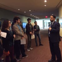<p>Students from Tappan Zee High School visited the United Nations.</p>