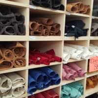 <p>Hides in many hues are available at Tandy Leather in Nyack.</p>
