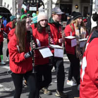 <p>Marching bands didn&#x27;t let a little cold weather keep them from playing in the Tarrytown-Sleepy Hollow St. Patrick&#x27;s Day Parade Sunday.</p>