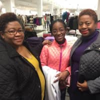 <p>From left, Marjorie Cius, her daughter Aisha, and Marjorie&#x27;s sister Myda Jean Paul took advantage of sales at Lord &amp; Taylor Thursday.</p>