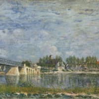<p>Alfred Sisley painted &quot;The Bridge at Saint-Mammes&quot; in 1881.</p>