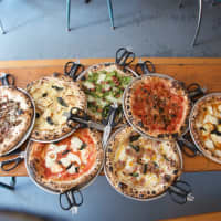 <p>There are lots of gourmet pizza options at The Parlor in Dobbs Ferry.</p>