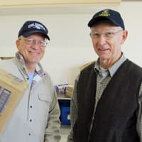 <p>These two gents were among the volunteers at an event at St. Margaret&#x27;s Church in Little Ferry in late 2012.</p>