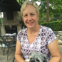 <p>Lisa Barnett, PAWS&#x27; dog adoption coordinator, with Tobias, whom PAWS placed with a Hoboken, NJ family. Tobias had to have his leg amputated due to severe matting. Today, you can follow him on Instagram: the_life_and_times_of_tobias.</p>