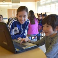 <p>Fifth-grade students at Todd Elementary school in Briarcliff Manor used their coding skills to create digital stories for kindergarten students to interact and play with as part of the school’s initiative to involve students in coding at an early age</p>