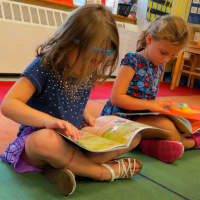 <p>Todd Elementary School kindergarten students on their first day of school.</p>