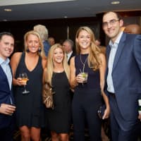 <p>Left to right: Tom Cingari, Mady Macari, Jenna Cingari, Courtney Arnone and Greg Arnone attended the 16th annual Pacific House Gala.</p>