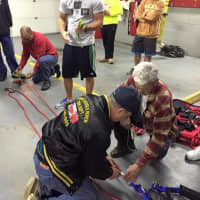 <p>A rope rescue drill was on the schedule Tuesday night.</p>