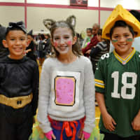 <p>Students celebrate Halloween at Monster Bash.</p>