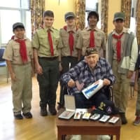 <p>Veterans living at Andrus on Hudson were treated to a visit on Veterans Day from Hartsdale Boy Scouts Troop 67.</p>