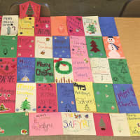 <p>Members of the Westlake High School service and art clubs created handmade cards for an 8-year-old girl named Safyre. </p>