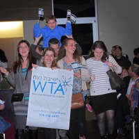 <p>Students and staff from Westchester Torah Academy (WTA), one of 60 partnering organizations for “An Evening of Unity with the People of Israel,” march proudly in support of Israel.</p>