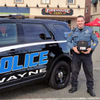 <p>Firehouse Subs presented the Wayne Police Department with defibrillators at a ceremony in Totowa.</p>