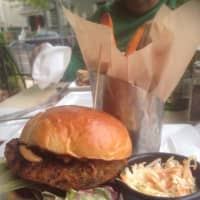 <p>The veggie burger at Whistling Willie&#x27;s.</p>