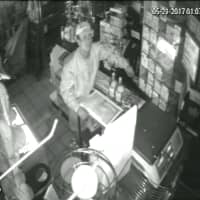 <p>One of the suspects in the burglary of a deli on Winfield Street on Sunday.</p>