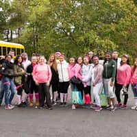 <p>Students and staff from the Greenburgh school district had to get up bright and early on a recent Sunday morning to catch a ride to the Making Strides Against Breast Cancer walk in Purchase.</p>