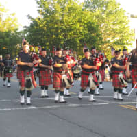 <p>Bagpipes were in full display during Wednesday night&#x27;s Fireman&#x27;s Carnival parade in Yorktown.</p>