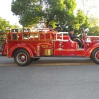 <p>This engine from the Mahopac Falls Fire Department marched during Wednesday night&#x27;s Fireman&#x27;s Carnival parade in Yorktown.</p>