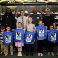<p>Modell’s, an official partner of the Tackle Kids Cancer NJ Fun Run 5K Series, outfitted the kids in sneakers, apparel, and NY Giants gear.</p>