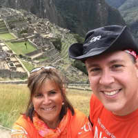 <p>Alicia O&#x27;Neill of Norwalk, left, and Paul Bassett of Stamford climbed in Peru to benefit the Multiple Myeloma Research Foundation.</p>
