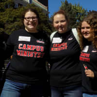 <p>Dominican College Campus Ministry students who volunteered at the Festival.</p>