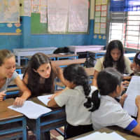 <p>Scarsdale students participated in the Partnership for Youth in Cambodia.</p>