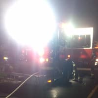 <p>Bethel Fire &amp; EMS respond to a car fire on Monday night.</p>