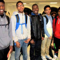 <p>These students participated in a Black History Month event Feb. 8 in New Rochelle.</p>