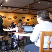 <p>There are plenty of spots to park your laptop as you enjoy a cup of joe or a pastry at The Black Cow in Croton-on-Hudson.</p>