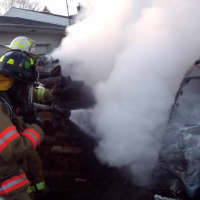 <p>Both Brookfield fire companies responded to the car fire on Johns Road.</p>