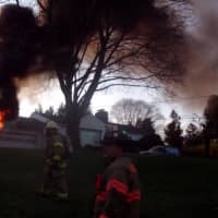 <p>Brookfield firefighters responded to a car fire on Johns Road Thursday morning.</p>