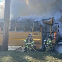 Bucks Co. School Bus Catches Fire With 36 Students Onboard: Police (PHOTOS)
