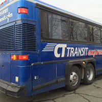 <p>An extra CTTransit Express bus is at the scene of a train vs. car crash in Norwalk. The train&#x27;s passengers were moved to buses and taken to their final destinations. No injuries were reported.</p>
